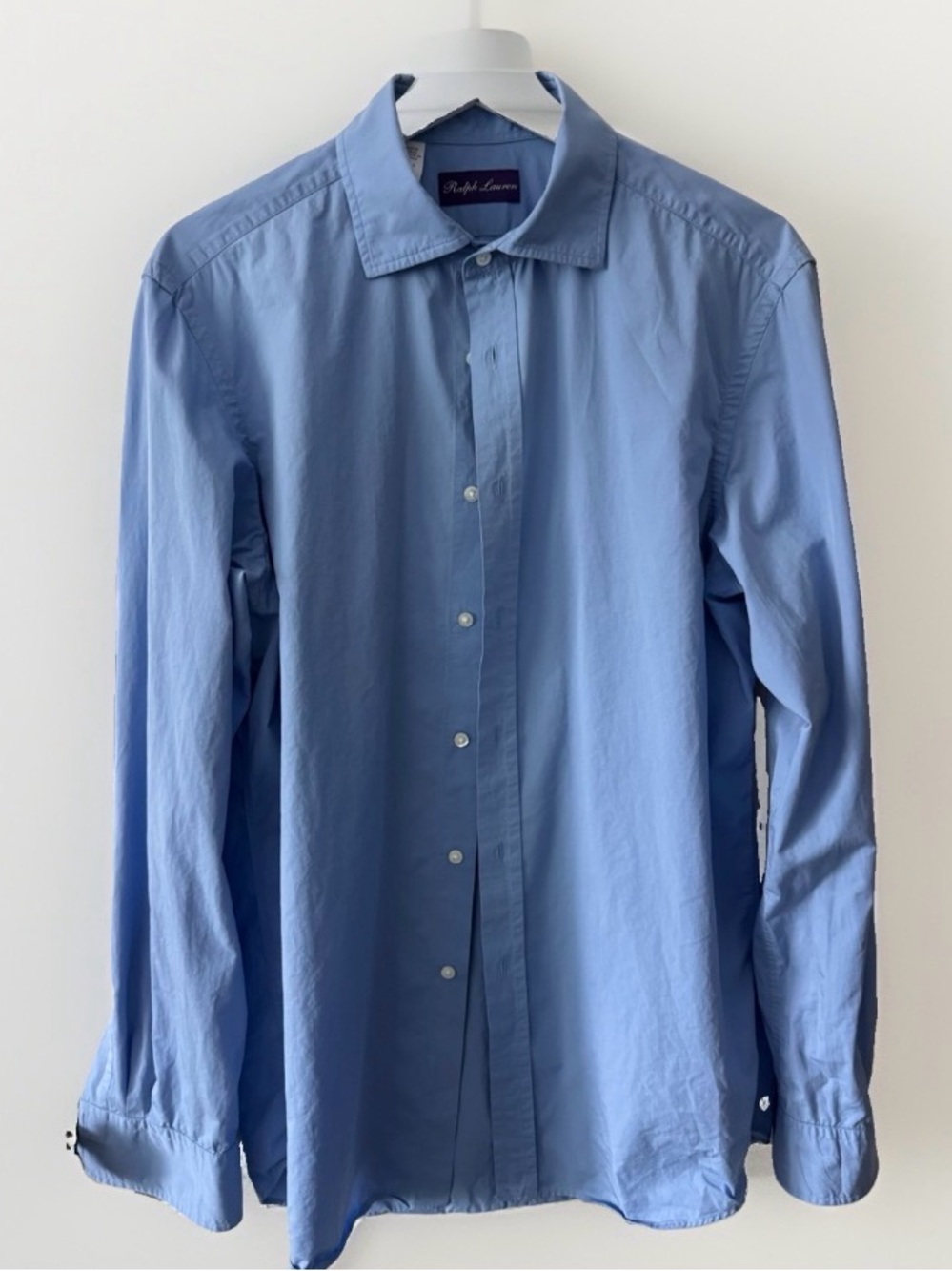 Ralph Lauren Purple Label - Soft Blue Men's Dress Shirt size 15.5